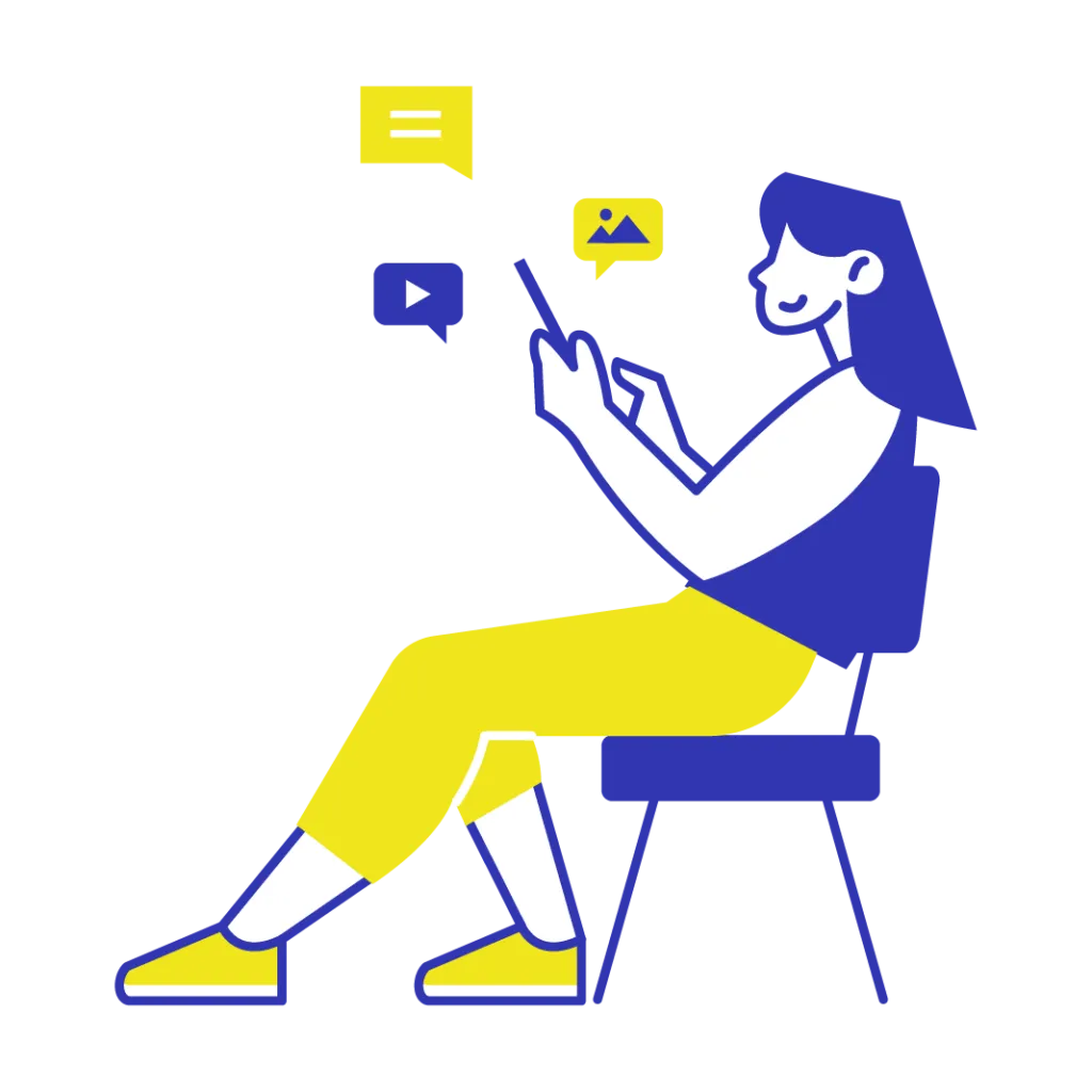 Ilustración de landing page